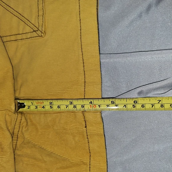 prAna Suki Corduroy Mustard Gold Shorts Low Rise Bottoms Fall Women's Sz 6 NWT - Picture 6 of 13